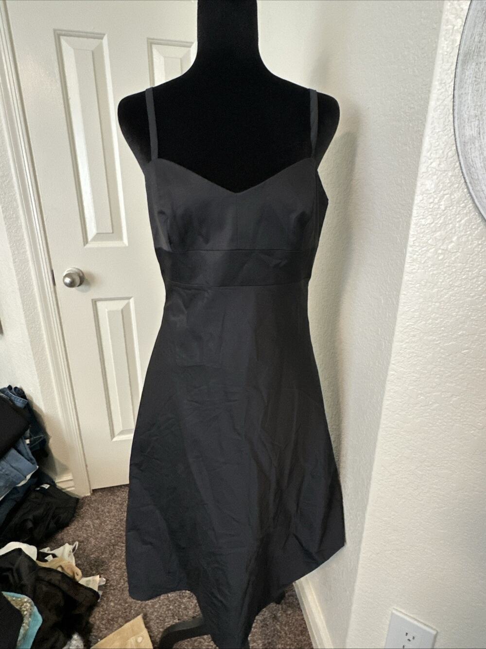 NWT Banana Republic Dress Size 4 NWT $128 Size 4 Sundress Stretch Black
